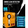 Efficient Leak Detection Smoke Machine with Adjustable Flow Gauge - 11.38x10.28"