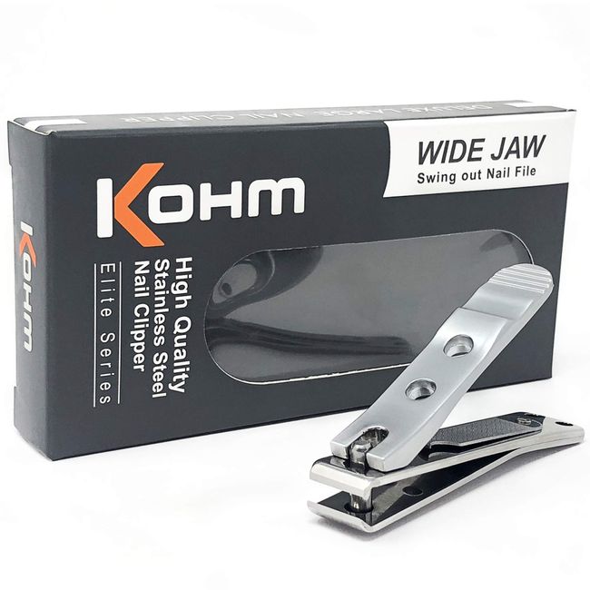 KOHM Ingrown Toenail Clippers for Thick Nails - 5 Long KP-700 Heavy Duty  Stainless Steel Toe Nail Nippers Tool for Men, Women, Seniors & Adults 