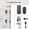 ARPHA Smart Security Fingerprint Door Lock PW Unlock Camera WiFi Doorbell+Knobs
