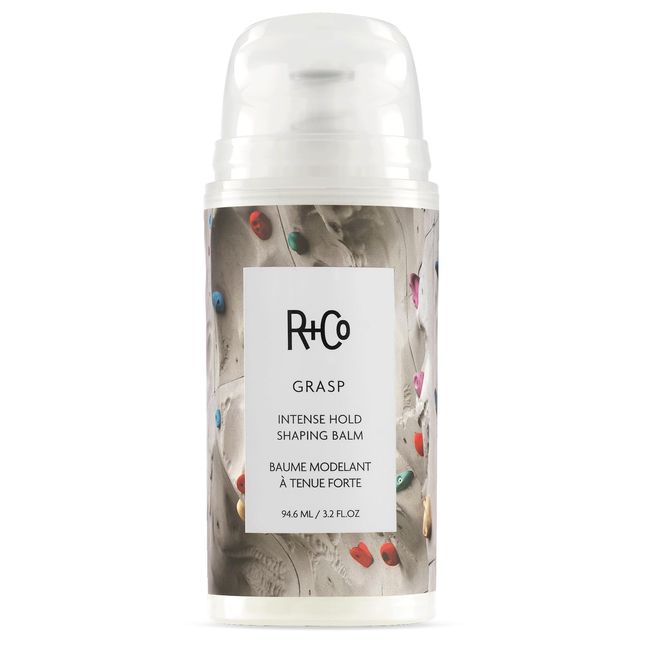 R+Co Grasp Intense Hold Styling Balm | Provides High Hold + Zero Crunch + Touchable Finish | Vegan + Cruelty-Free | 3 Oz