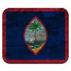 Rustic Distressed Guam Flag Low Profile Thin Mouse Pad Mousepad