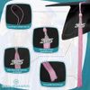Endea Graduation Single Color Tassel with Silver Date Drop (Pink, 2025)
