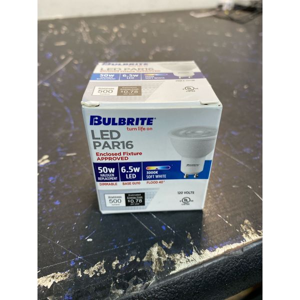 Bulbrite 771120 - LED6PAR16GUFL40/50/830/D/4 PAR16 Flood LED Light Bulb