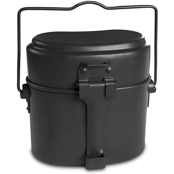 normani German Armed Forces Aluminium Cookware Black