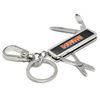 HEMI Powered Multi-Tool Genuine Black Leather Key Chain for Dodge Jeep RAM
