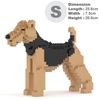 JEKCA Airedale Terrier 01S | Plastic Building Blocks | Age 14+
