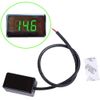 Rubonarie Compact Voltmeter Digital Mini Voltmeter Digital Voltmeter LED Display LED Digital Voltmeter Voltage Display Customized Voltage (Green)