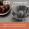 Farberware Fluted Mold Pan/Nonstick Pressure Cooker Bakeware, Round, 8.25 Inch, Gray