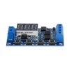 PUSOKEI DC 12V Timer Relais, DC 5V-36V Trigger Cycle Delay Timer Schalter EIN- / Ausschaltrelaismodul mit LED-Anzeige