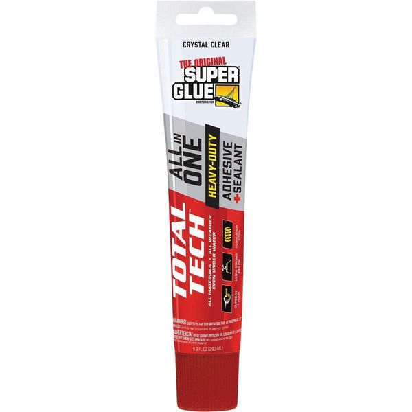 Super Glue Total Tech 4.2 Oz. Clear Construction Adhesive & Sealant 11711004 The