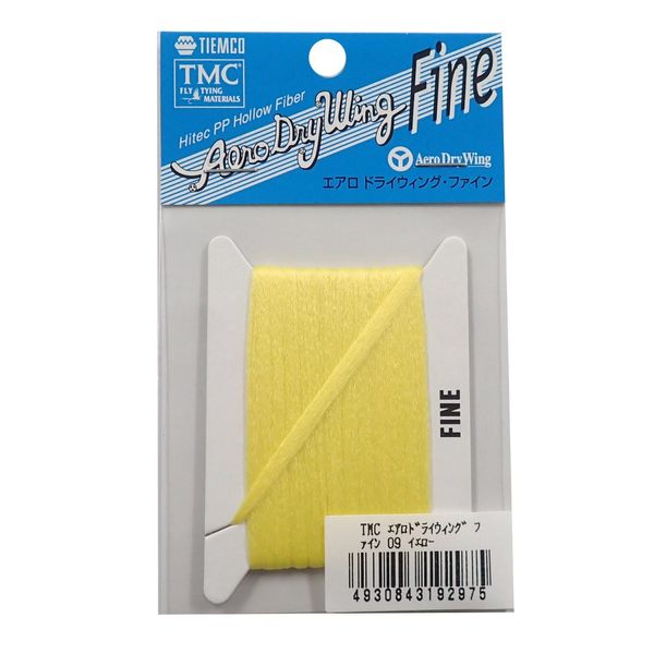 TIEMCO Fly Tying TMC Aerodry Wing Fine Yellow #09
