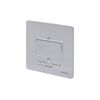 Schneider Electric Ultimate Screwless Flat Plate 10AX 3P Isolator Switch Polished Chrome White Insert