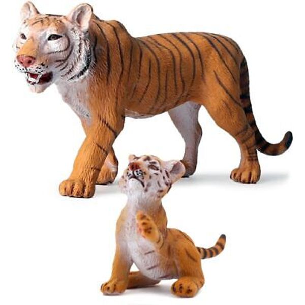 Tiger Toy Figures for Kids, Safari Animal Action Figures...