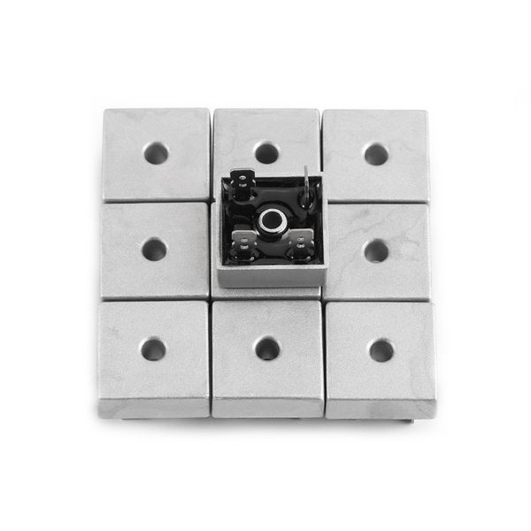 10pcs KBSP5010 Bridge Rectifier Singe Phase Rectifier Diode Bridge with Metal Case 50A 1000V