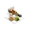 Iron Locking Chair Table Folding Leg Brackets Foldable Hinges Door Mount 4 Piece