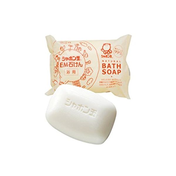 Shabondama EM Bath Soap, 1 Pack, 3.9 oz (110 g)