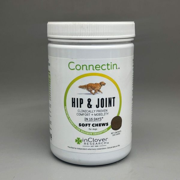 CONNECTIN Hip & Joint Clinically Proven Comfort + Mobility Dog Supplement Soft C