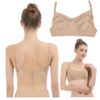 iMucci Professional Beige Clear Back Bra NO Sponge Backless Bra for Ballet Dance