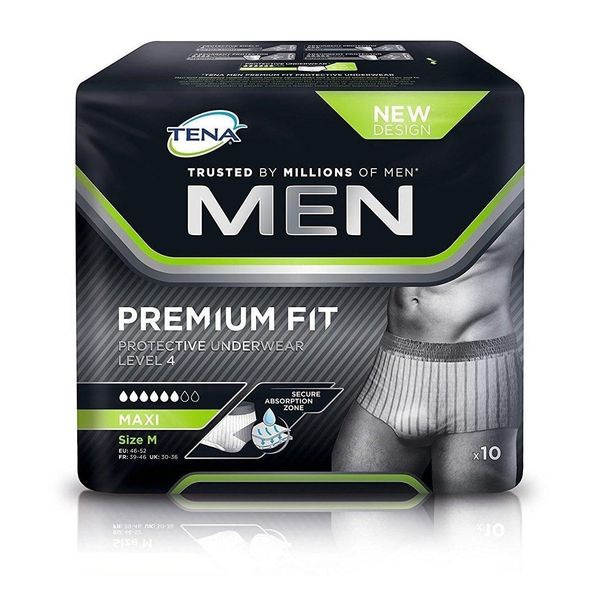TENA for Men Premium Fit Level 4 Medium Pack of 10