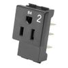 Global Industrial 15 Amp Circuit 2 Receptacle, 4/Pack
