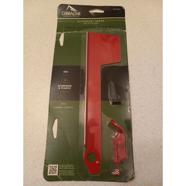 Gibraltar Mailboxes Replacement Mailbox Flag Kit Red #RF000R06 New