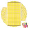 7,140 x Yellow Sticky Dots - 6mm - Round Colour Coding Dot Stickers - 15 Sheets