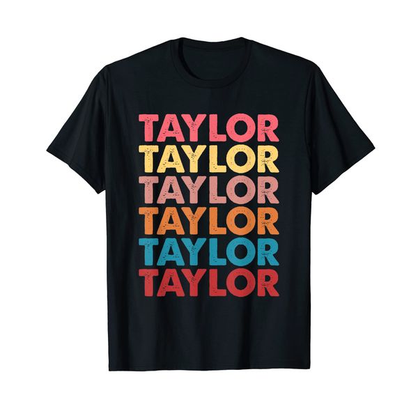 First Name Vintage Taylor I Love Taylor T-Shirt