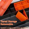 Cisolen Tool Organiser Sortmaster Assortment Box 22 compartments Storage Box for Screws Nuts Tools Small Parts Sorting Box