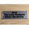 Custom 3D Printed  Plastic Name Plate / Personalized Plaque 3"x1"