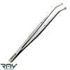 Dental Corn Suture Plier Angled Tissue Procedure Tweezer Eyelet Forceps 15.5 cm