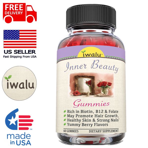 Daily Gummies Biotin To Combat Hair Loss & Thinning Zinc Vitamin B12 Hair Gummy