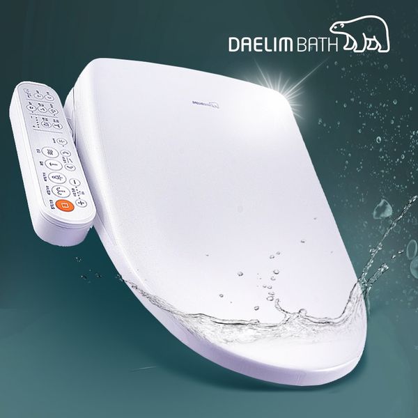 Daelim Bath Safe Wash Sterilization Bidet 99.9% Perfect Automatic Sterilization Hybrid Power Saving DDS-S1550A, DDS-S1550A Self-installation