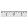 'Harp Instrument' 15cm (6 Inch) White Plastic Ruler (RL00032543)