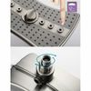 New "Bright Showers" Multi Function Rain Brushed Nickel Shower Head PSS3919-02