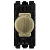 BG RABDLT Antique Brass Trailing & Leading Edge Dimmer Module Grid Light Switch