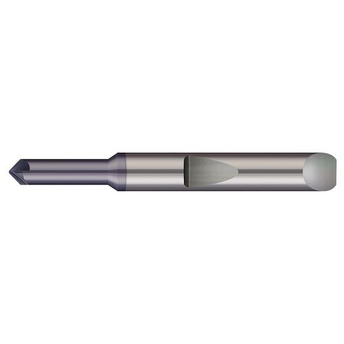 Micro 100 QCS-125-100X Countersink and Chamfer Tool - Quick Change, 90° Included Angle, .030" Tip Dia, 3/64" LOC, 3 Fl, 3/16" Shank Dia, 1-1/2" OAL, AlTiN