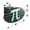 GRAPHICS & MORE Pi Math Geek Nerd 3.14 Oval Tow Trailer Hitch Cover Plug Insert