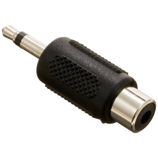 Conversion Master RCA to 3.5mm Stereo Mini Plug Conversion Adapter 2 Pack AV/RCAJ-35PM(2P)