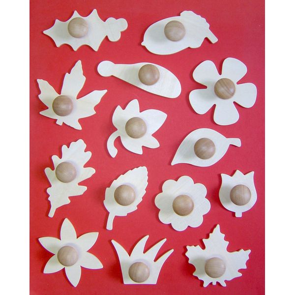 Major Brushes Leaf/Flower Templates Set of 14