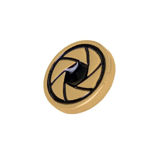ProMaster Deluxe Soft Shutter Button - Bright Brass Leaf Shutter Design, (Model 77820)