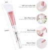 2 Pcs Silicone Face Mask Brush, DUAIU Face Mask Brushes Facial Mud Mask Applicator, Hairless Makeup Brush Masks Applicator Spatula for Mud, Clay, Charcoal Mixed Mask Make Up Tools