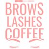 CafePress Brows Lashes Coffee Girly Makeup Eyebrows Mugs 20 oz Ceramic Coffee Mega Mug