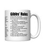 CJ Artisans NCIS Gibbs' Rules Coffee Mug (All 38 Rules)