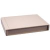 BOX ABS GRAY 9.84"L X 7.09"W