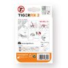 Tiger TigerFix type 2 Adhesive System, Metal, Chrome, 3.3 x 2.9 x 0.6 cm