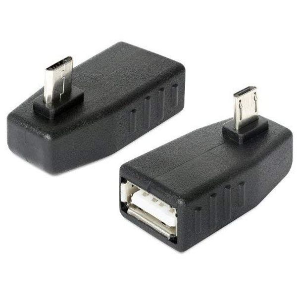 DeLOCK 65473 - - USB-Adapter - USB (W) bis Micro-USB Typ B (M) - USB 2.0 OTG - 90° Stecker