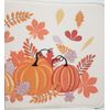 MEMORY FOAM CUSHIONED BATH MAT(18x30")FALL THEME,PUMPKINS & LEAVES,Harvest Homes