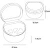 Farigrut Denture Case, Denture Storage, Denture Box, Denture Storage Container, Retainer Box, Travel, Portable, Waterproof, Lightweight