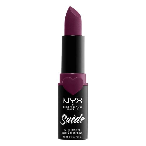 NYX Professional Makeup Lipstick - Suede Matte Lipstick, Super Light & Powdery Lipstick, Intense Matte Finish, 3.5 g, Girl Bye 10