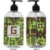 YouCustomizeIt Personalized Industrial Robot 1 Plastic Soap/Lotion Dispenser (16 oz - Large - Black)